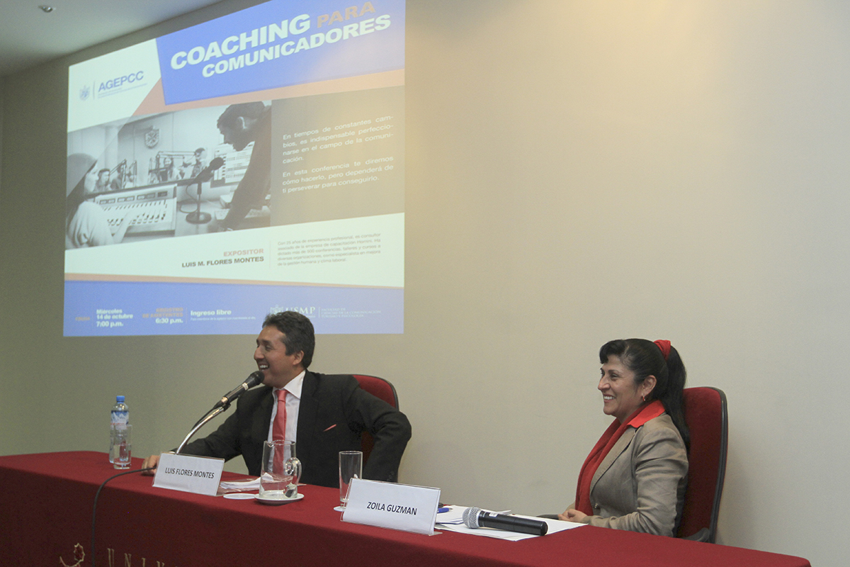 Conferencia «Coaching Para Comunicadores» Organizada Por La AGEPCC