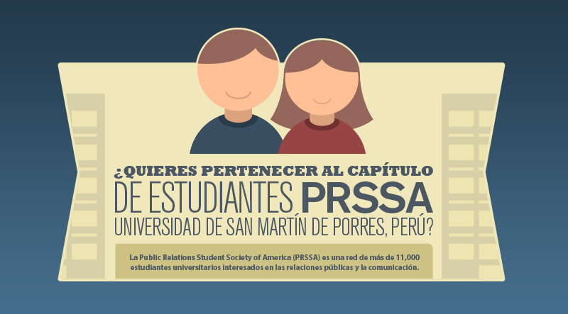 Únete Al Capítulo De Estudiantes PRSSA, Universidad De San Martín De Porres – Perú